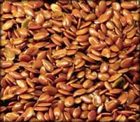 Flax seeds are excellent for lowering your cholesterol.