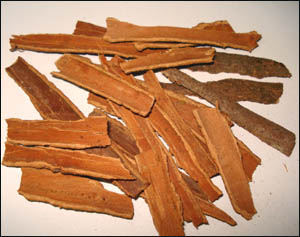 Cholesterol lowering supplements: Cinnamon bark.